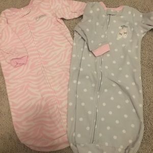 2 Carter’s sleep sacks
